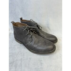 r2 Dress Boots Shoes Phil Mens Size 11 M Lace Up Gray Casual Every Day Wear